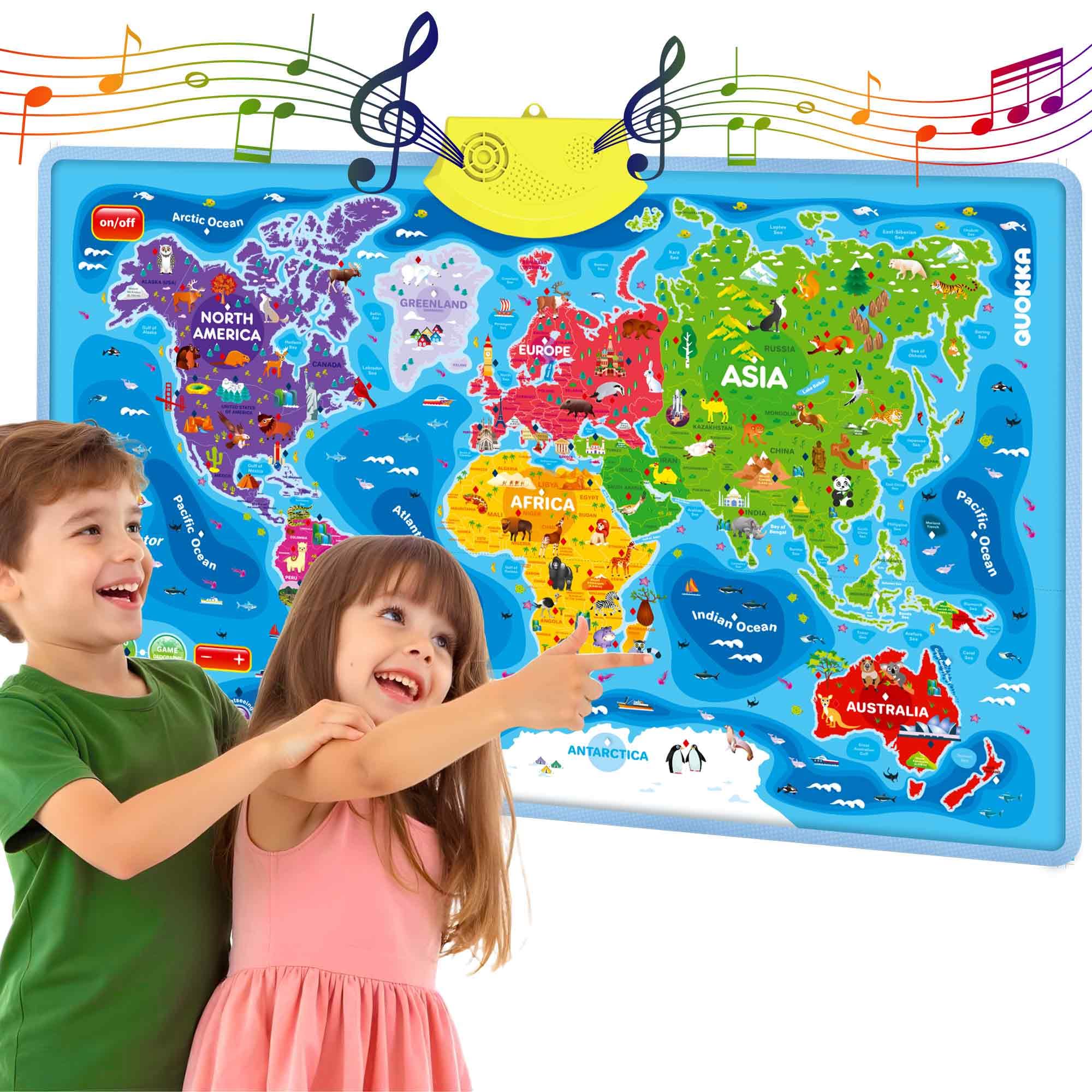 Amazon.com: Educational Toys for Kids 5-7 Year Old - World Map